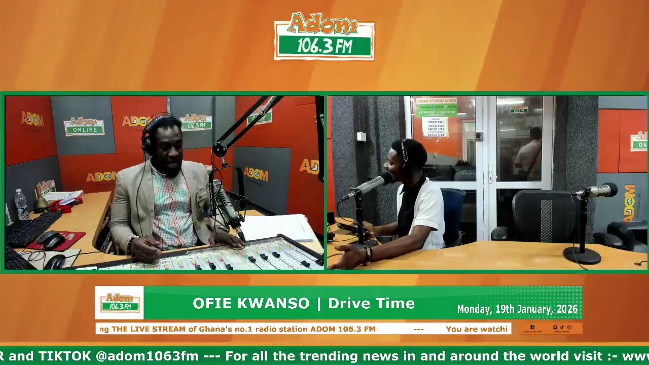 OFIE KWANSO | Drive Time | Monday, 19th January, 2026