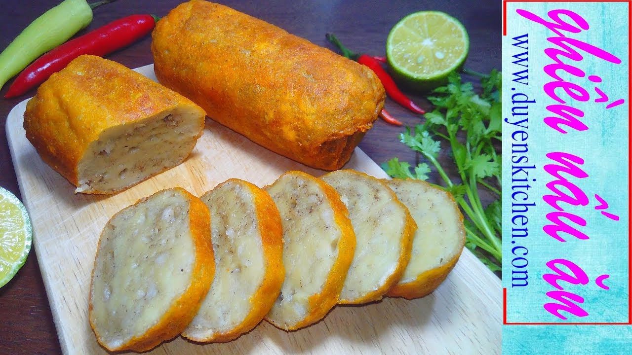 Cách Làm CHẢ QUẾ CHAY Dai Ngon Từ Bột Mì By Duyen's Kitchen | Ghiền nấu ăn