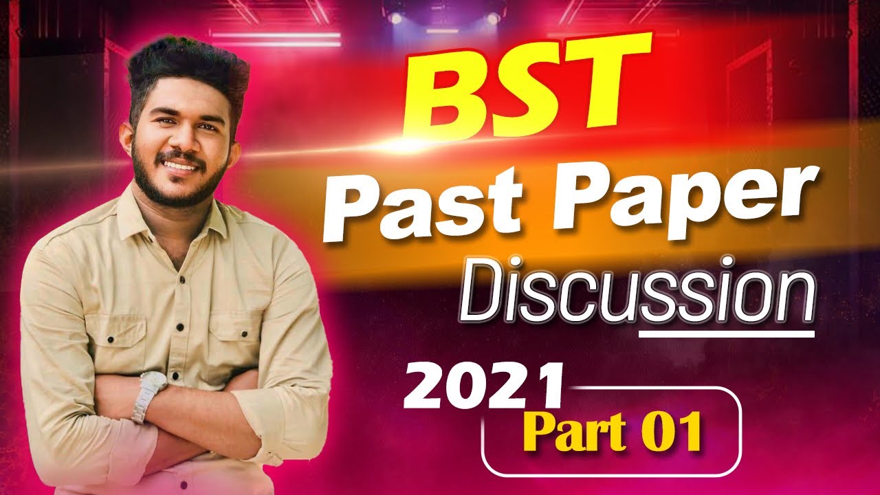 BST 2021 Advanced Level Examination (A/L 2021) | MCQ Discussion | Biosystems Technology #bst #2021