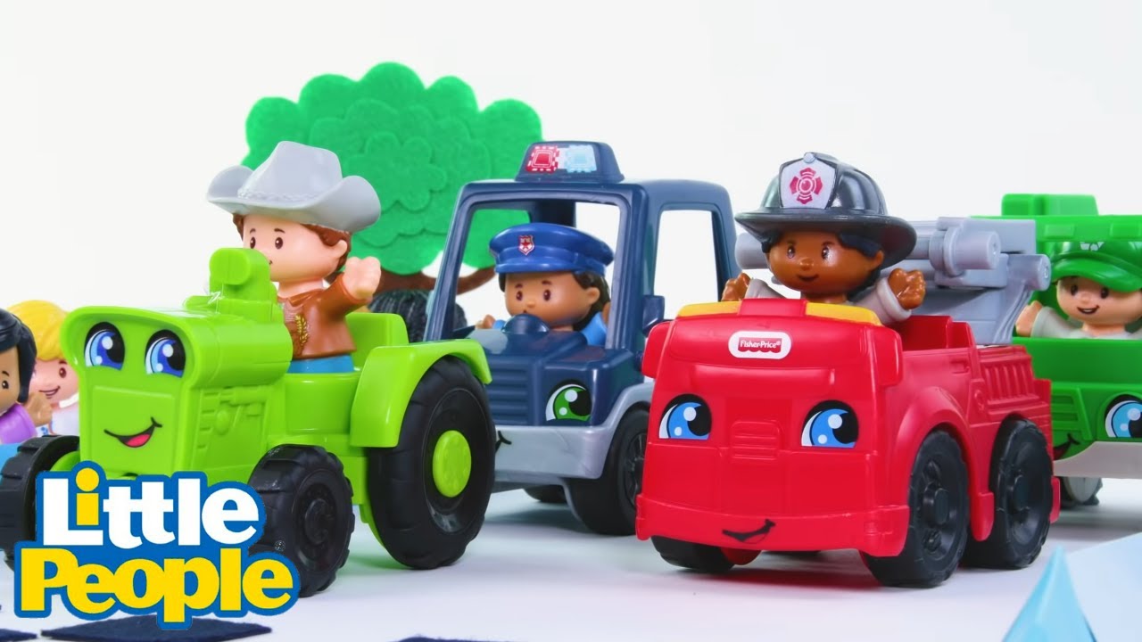 ⭐️Who has the fastest vehicle? CITY RACE 🚒🚛🚜🚙 ⭐️ @littlepeople  Season ⭐️