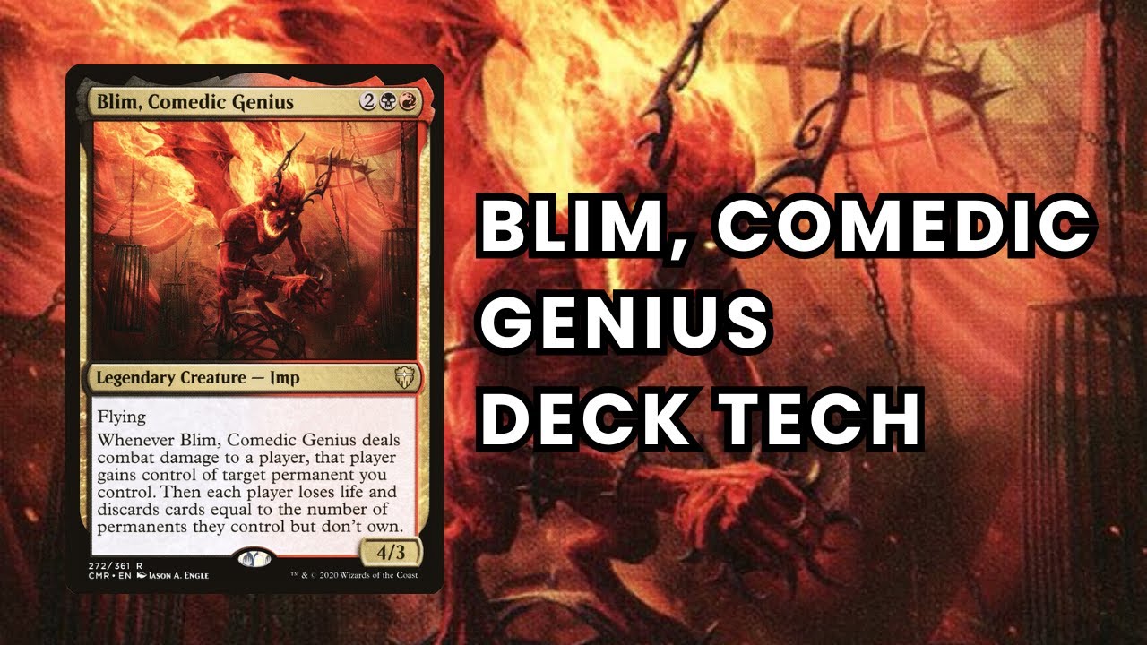 Blim, Comedic Genius EDH Deck Tech - Curses, Chaos, Donate, Discard Commander Decklist MTG