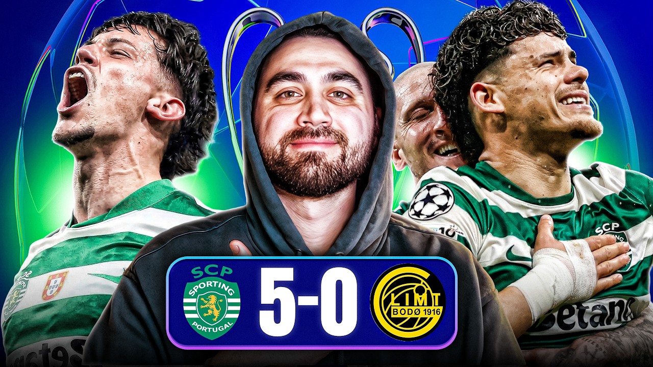 SPORTING CP EPIC COMEBACK ПРОТИВ БОДО/Глимта (Sporting CP 5-0 Будё/Глимт Реакция)