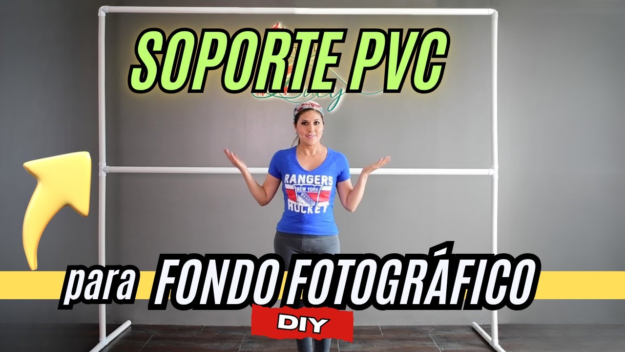 COMO HACER UN SOPORTE PARA FONDO FOTOGRÁFICO CASERO