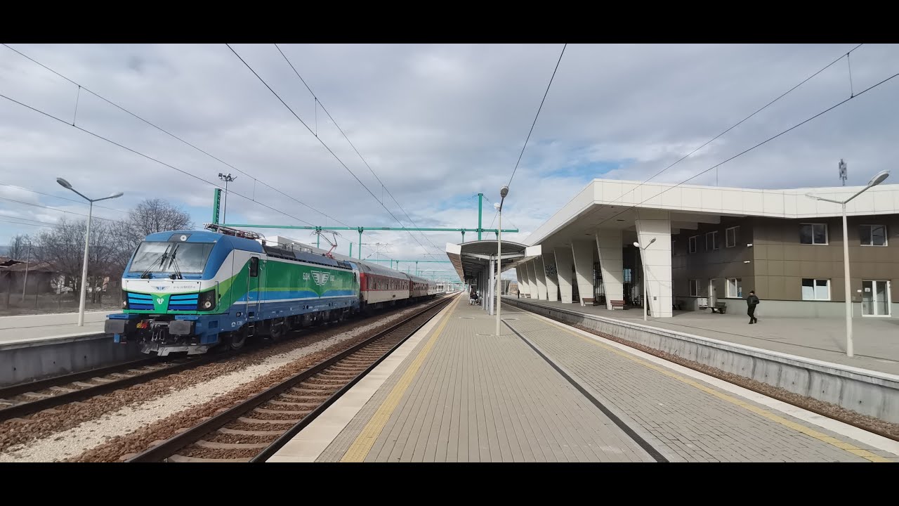 The New Siemens Smartron Han Kardam at pazardjik railway station