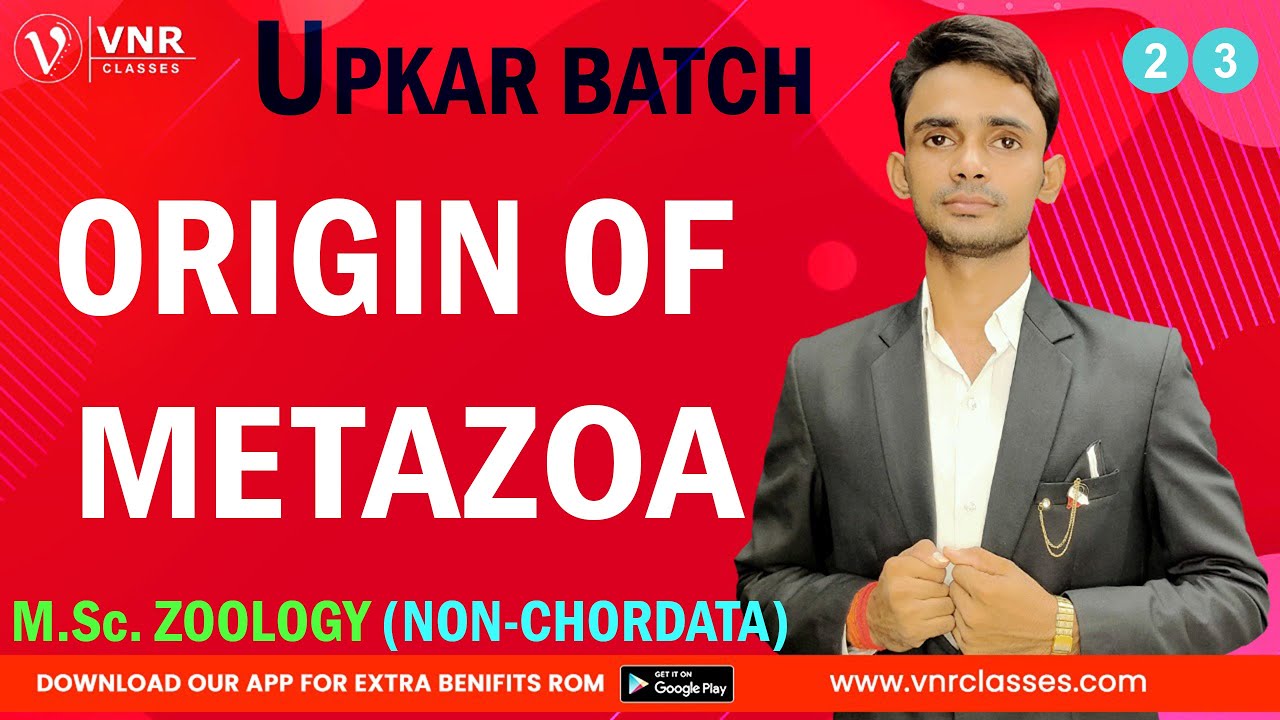 [23] ORIGIN OF METAZOA | M.Sc. SEMESTER- I | ZOOLOGY | UPKAR BATCH || BY PRAHALAD SIR