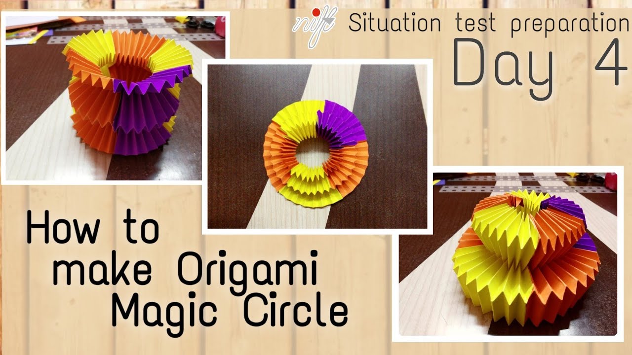 How to Make an Origami Magic Circle |Situation Test Preparation | Day 3