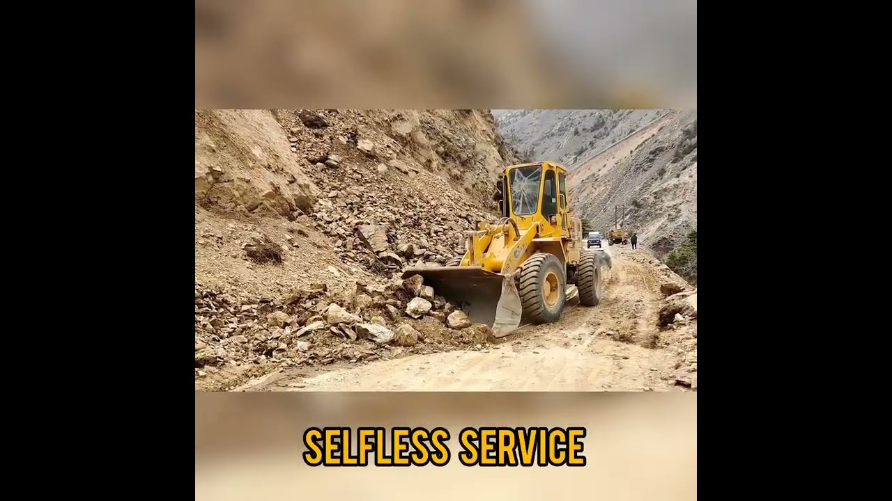 Indian Army's Selfless Service: Clearing Mountain Roads in Natural Disaster