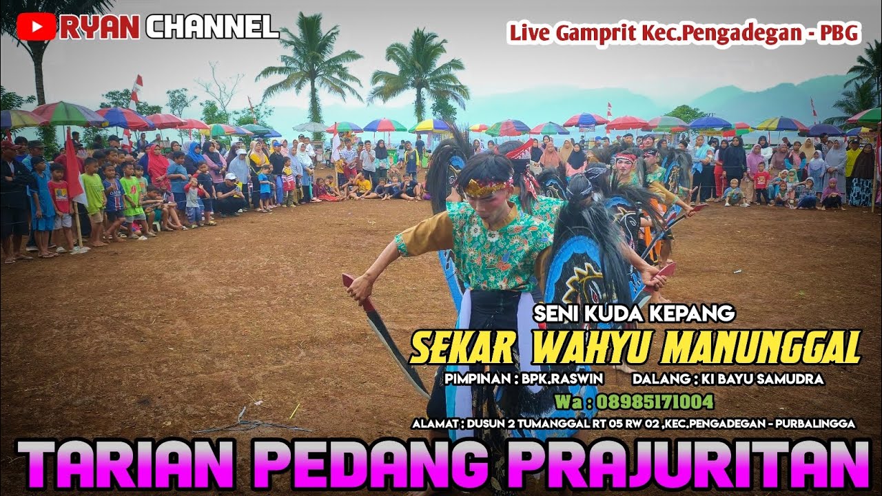 TARI PEDANG PRAJURITAN 🔴 EBEG SEKAR WAHYU MANUNGGAL #ryanchannel #taripedang #tarikreasi 