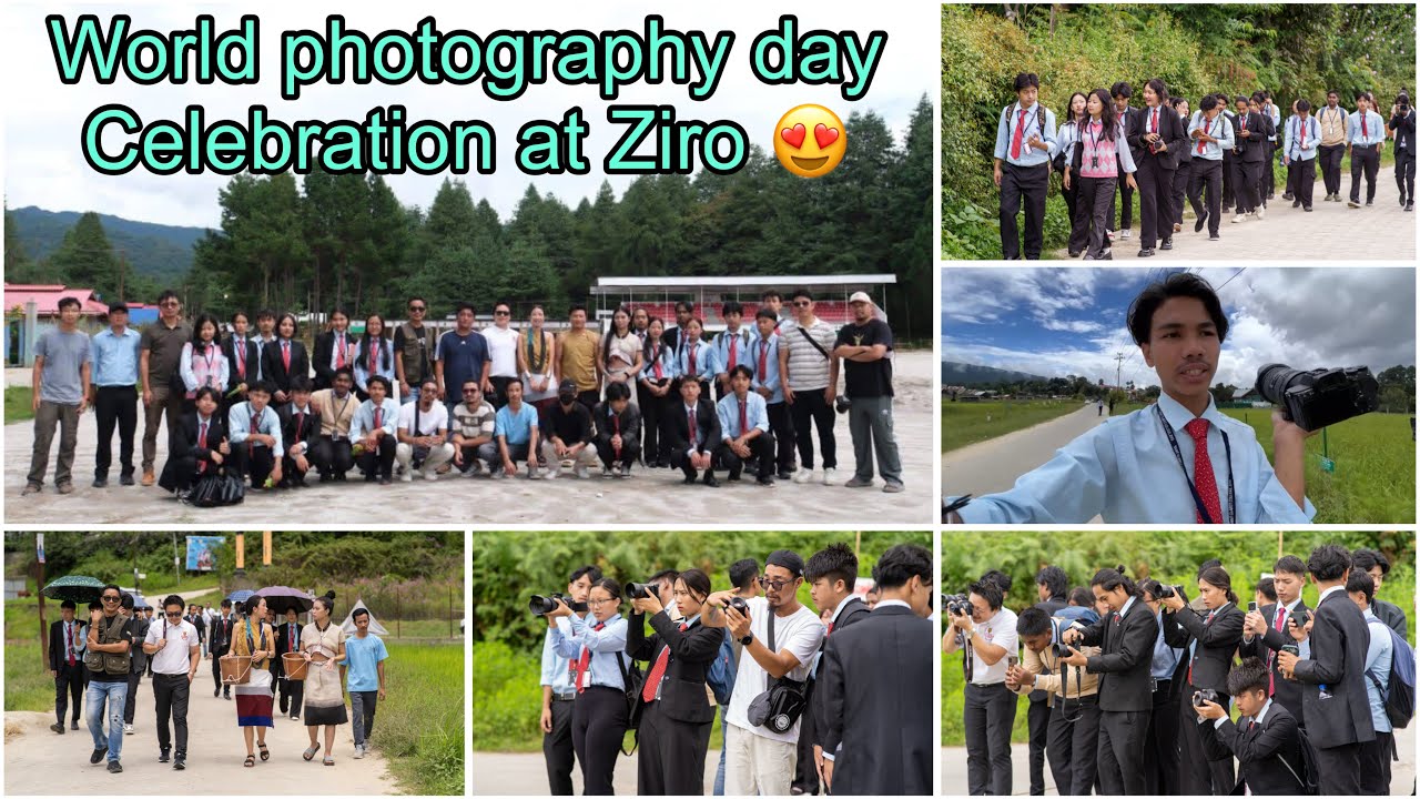World photography day celebration at Ziro😍L/S photography club collaboration with mass comm…🔥🔥