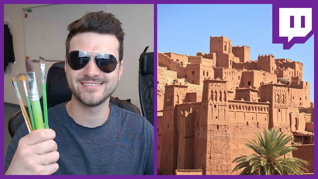 Absztrakt tájfestés - Aït Benhaddou /// 2022.05.26.