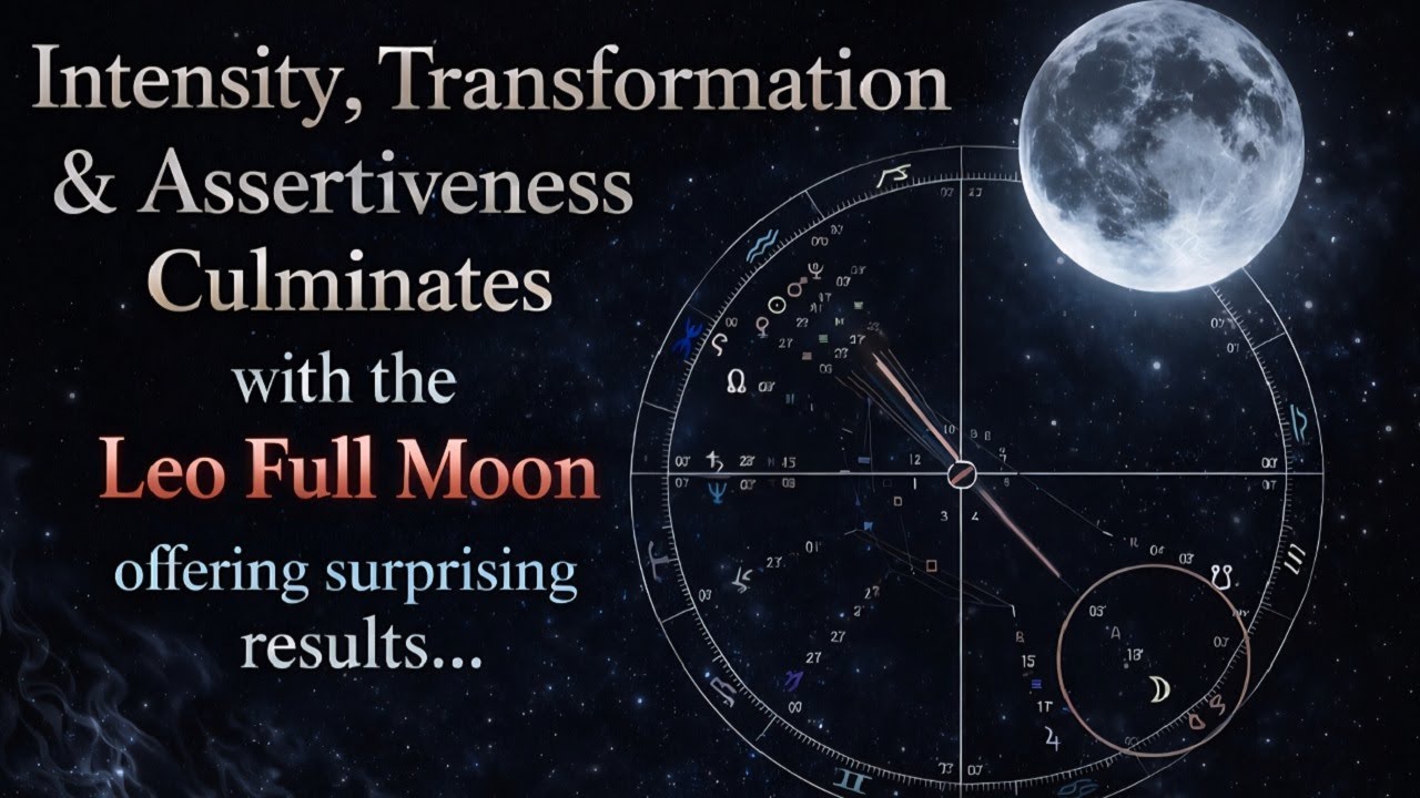Astrology Jan 27-Feb 2 2026 -Mars conj Pluto -Mercury conj Venus - Moon conj Jupiter - Leo Full Moon
