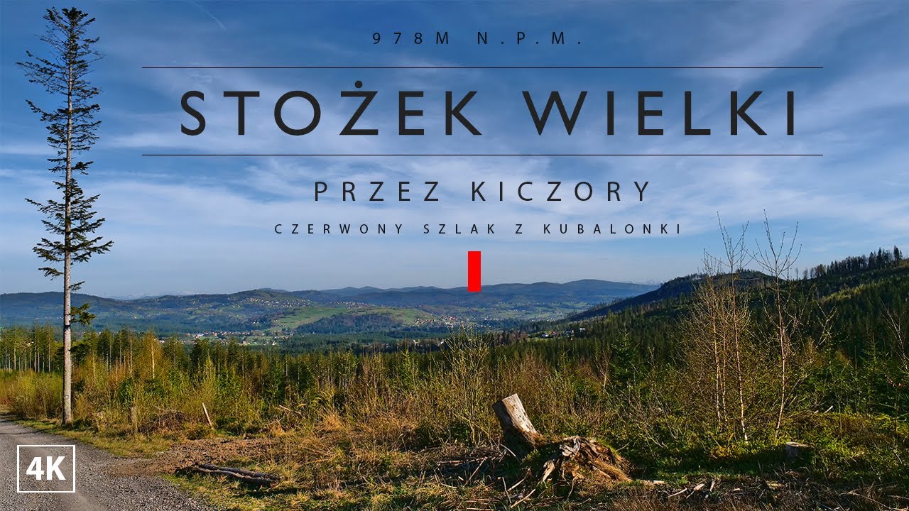 Stożek Wielki przez Kiczory z Kubalonki, czerwony szlak, przełęcz Łączecko, Kyrkawica Beskid Śląski