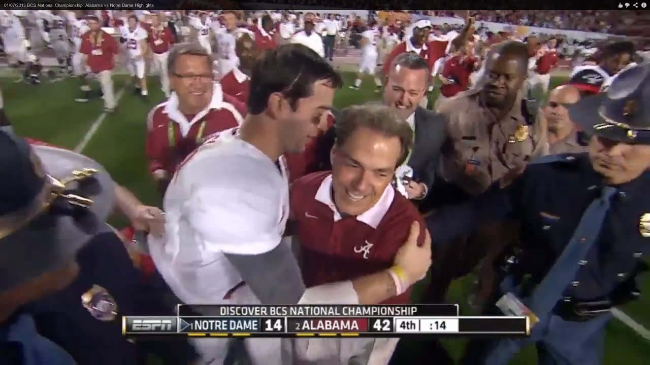 01/07/2013 BCS National Championship: Alabama vs Notre Dame Highlights