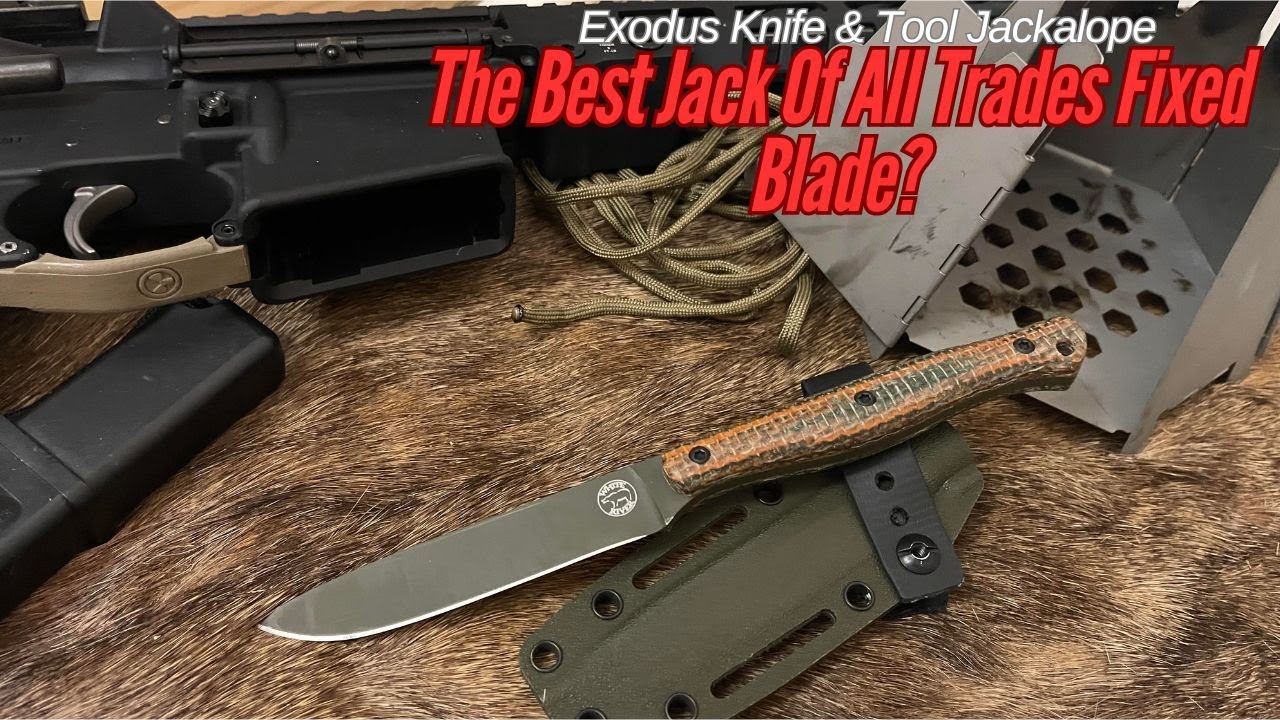 The best compact belt/utility/adventure knife. The Jack of all trades… The Jackalope from XK&T!