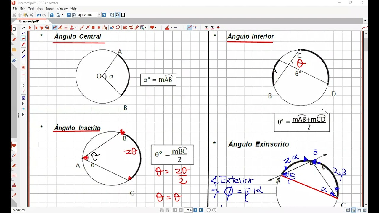 GEOMETRIA ANGULOS EN LA CIRCUNFERENCIA DESDE CERO