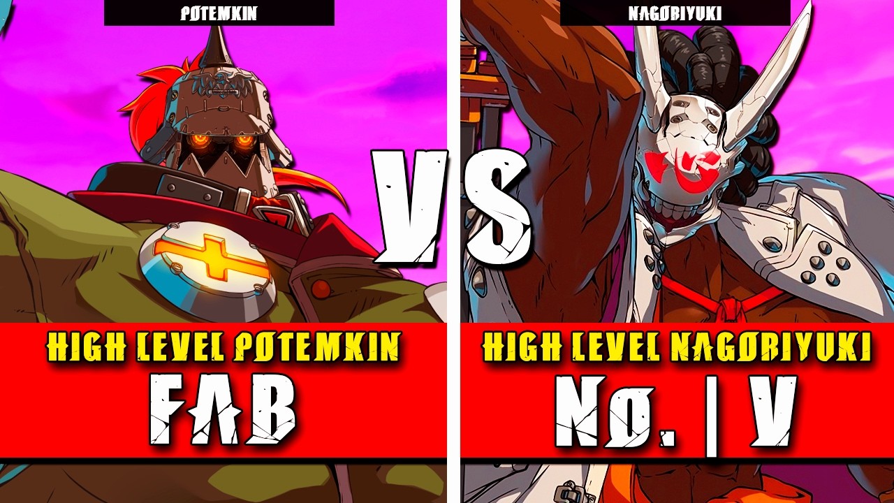 GGST | FAB (Potemkin) VS No.| V (Nagoriyuki) | Guilty Gear Strive High level gameplay