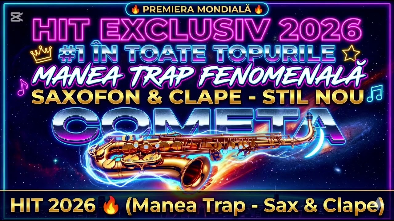 COMETA ☄️ (Fără Semnal) - HIT EXCLUSIV 2026 (Manea Trap cu Saxofon & Clape)
