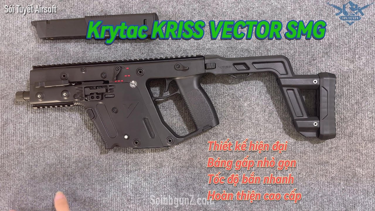 Krytac KRISS VECTOR SMG, Súng Airsoft Cao Cấp | Sói Tuyết Airsoft