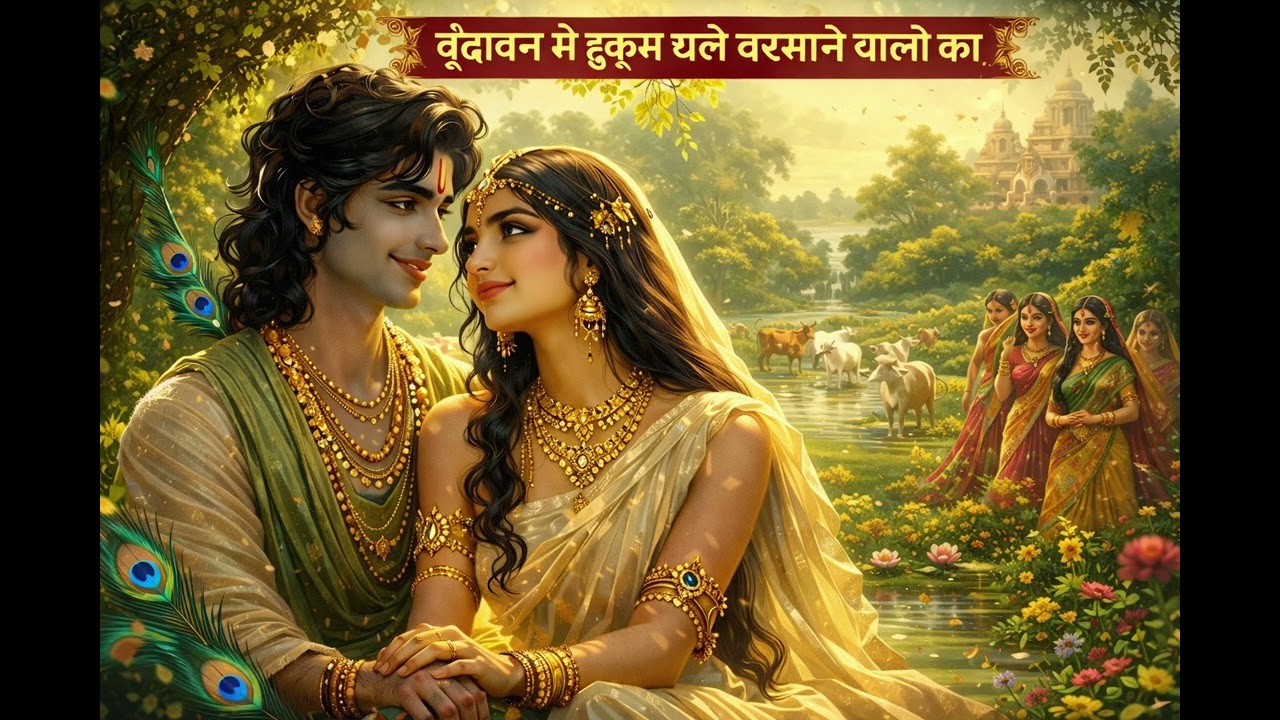 वृंदावन 🦚 में हुकुम ✨चले बरसाने❤️ वाली का | Radhe Radhe Bhajan | Latest Radha Rani Bhajan 2026