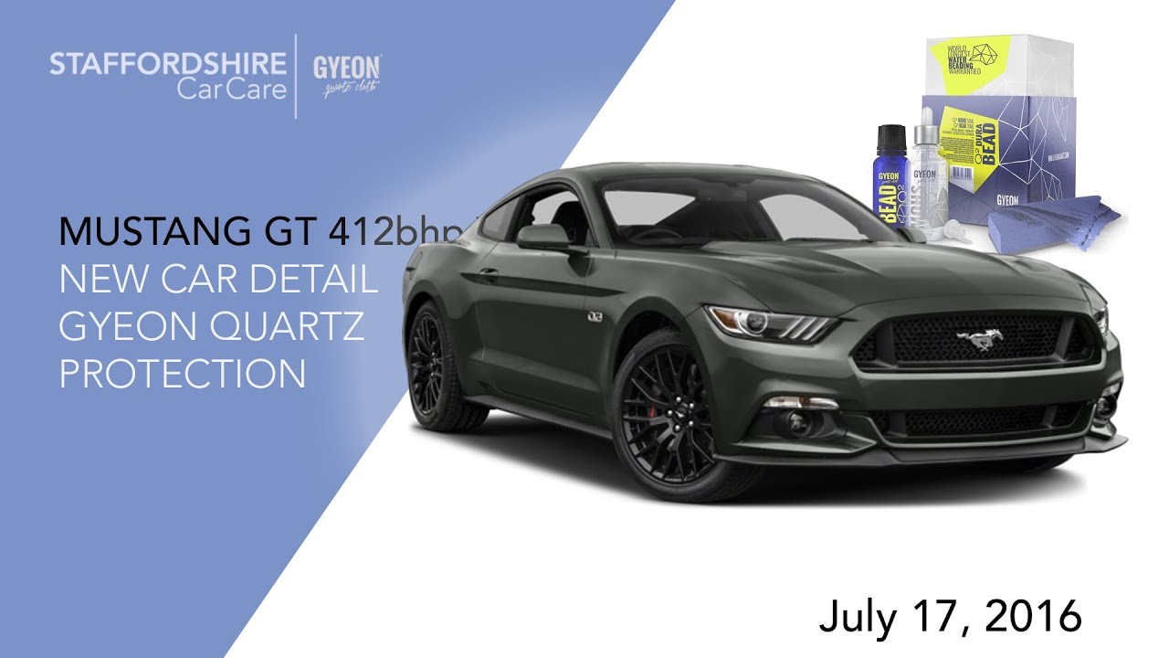 Mustang 412bhp V8 right-hand drive UK Gyeon Quartz Protected