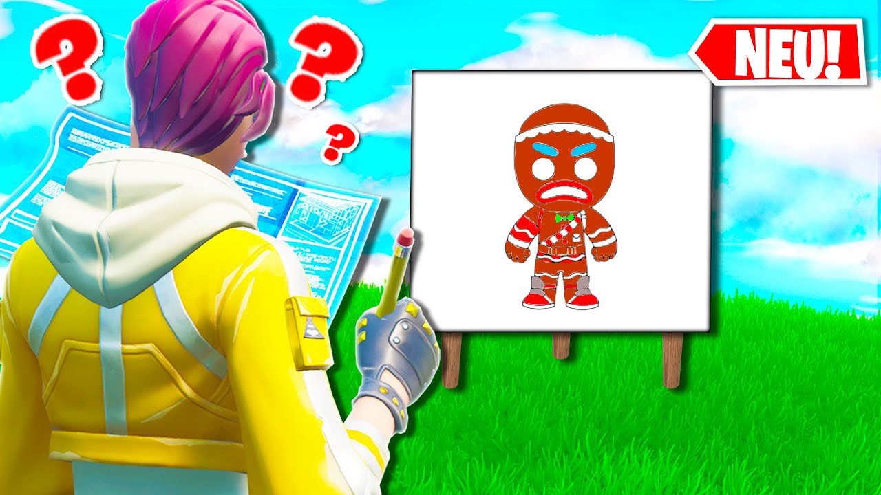 Fortnite Skins malen! | Fortnite Scribble Modus!
