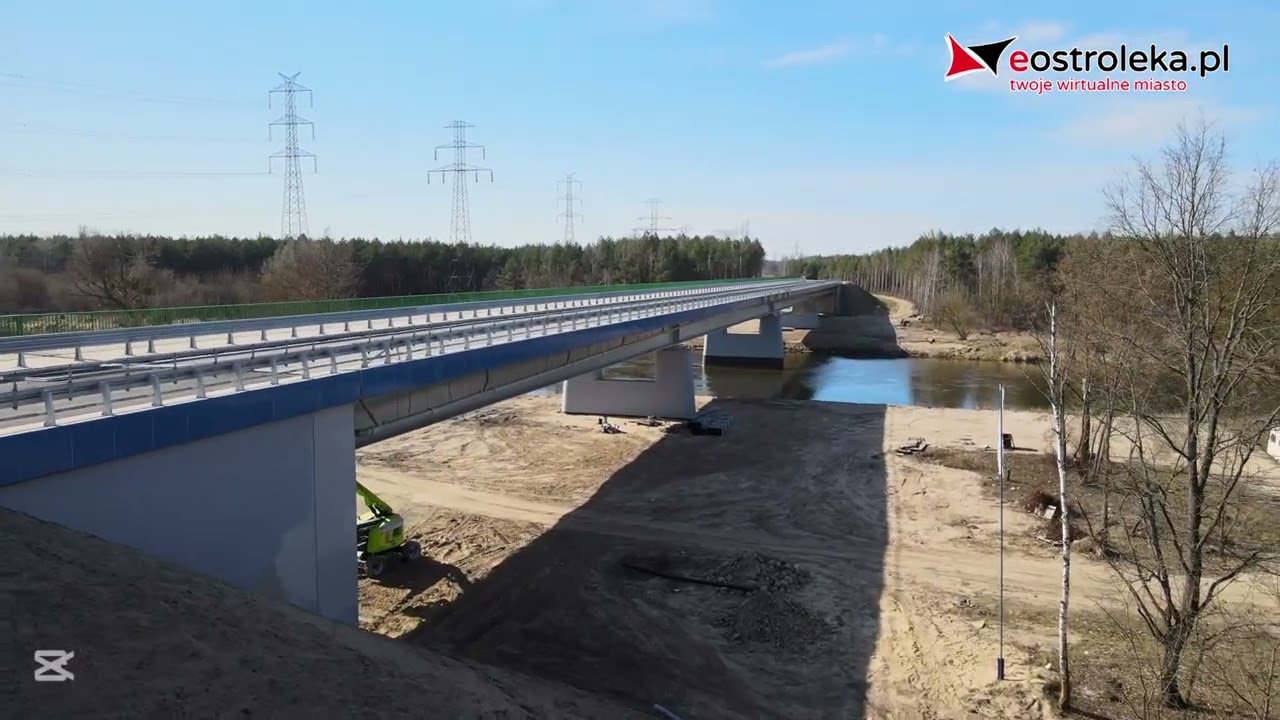Budowa nowego mostu w przez rzekę Narew w Teodorowie k. Ostrołęki
