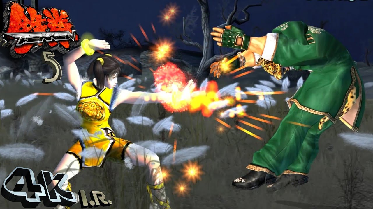 Tekken 5 | Xiaoyu | Arcade Battle | PCsx2[PS2] 5K (2880p) широкоэкранный ИК-геймплей