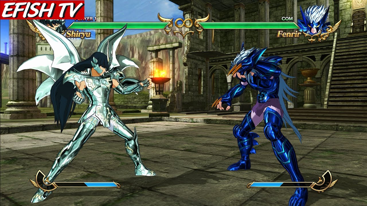 Dragon Shiryu vs Alioth Fenrir (Hardest AI) - Saint Seiya: Soldiers' Soul