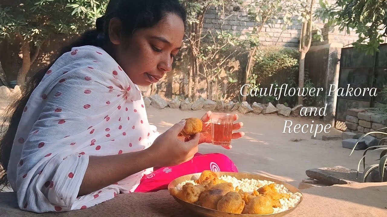 Cauliflower || Fresh Cauliflower Pakora & Curry Recipe In Village | Sunita Traditional Life 