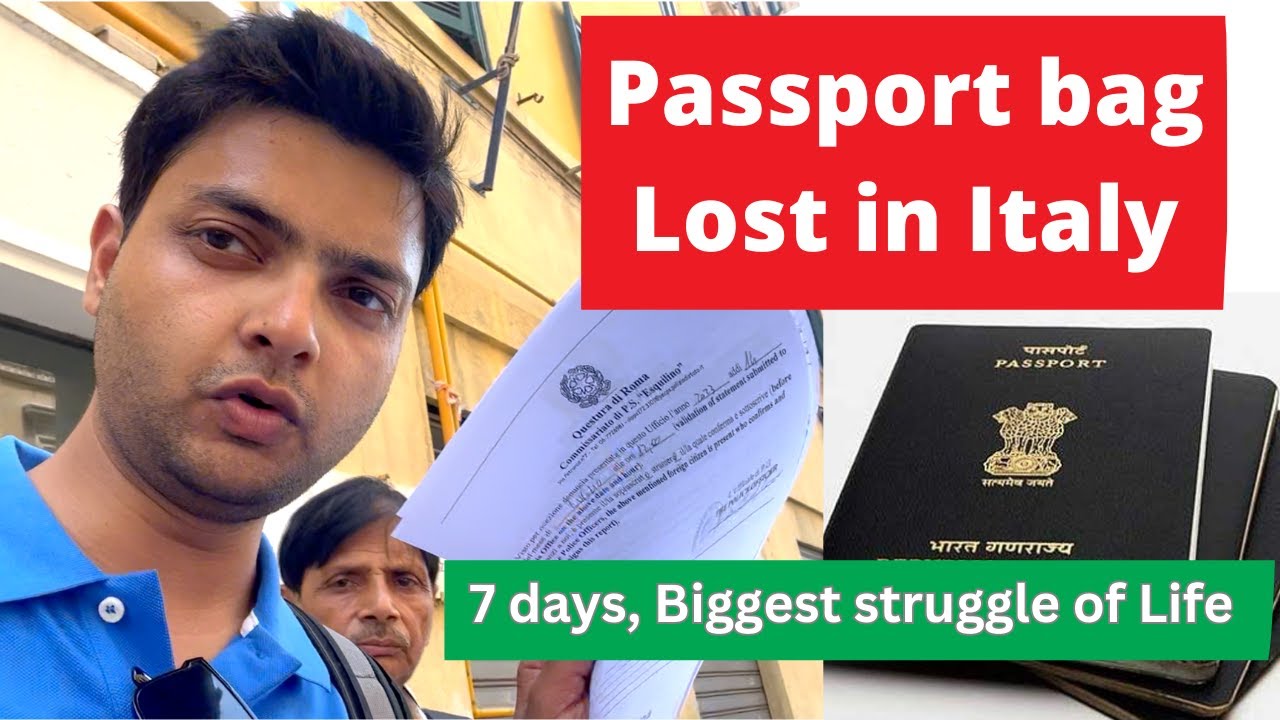 Passport Stolen in Rome | 7 Days Struggle with Parents | Indian Passport Stolen | Passport Lost