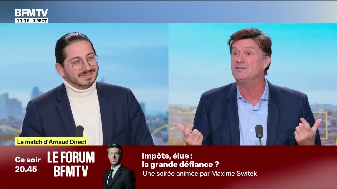 D&Eacute;BAT - Aur&eacute;lien Le Coq (LFI) face &agrave; un chef d&rsquo;entreprise