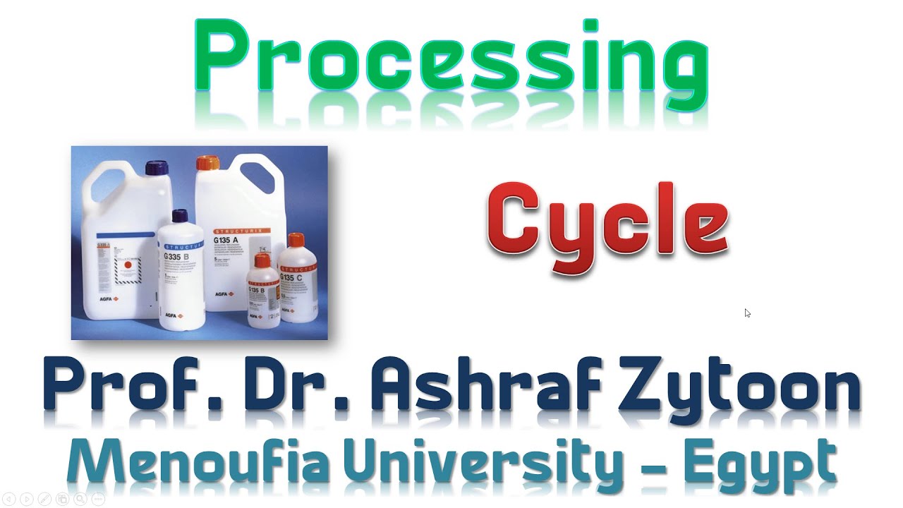 Dark Room (5) ... Processing Cycle الغرفة المظلمة للأشعة التشخيصية (دورة التحميض)