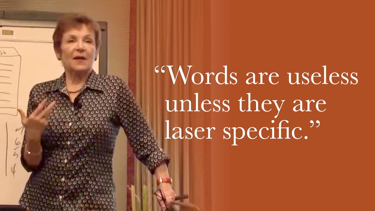 Caroline Myss - A word means nothing unless it’s targeted.