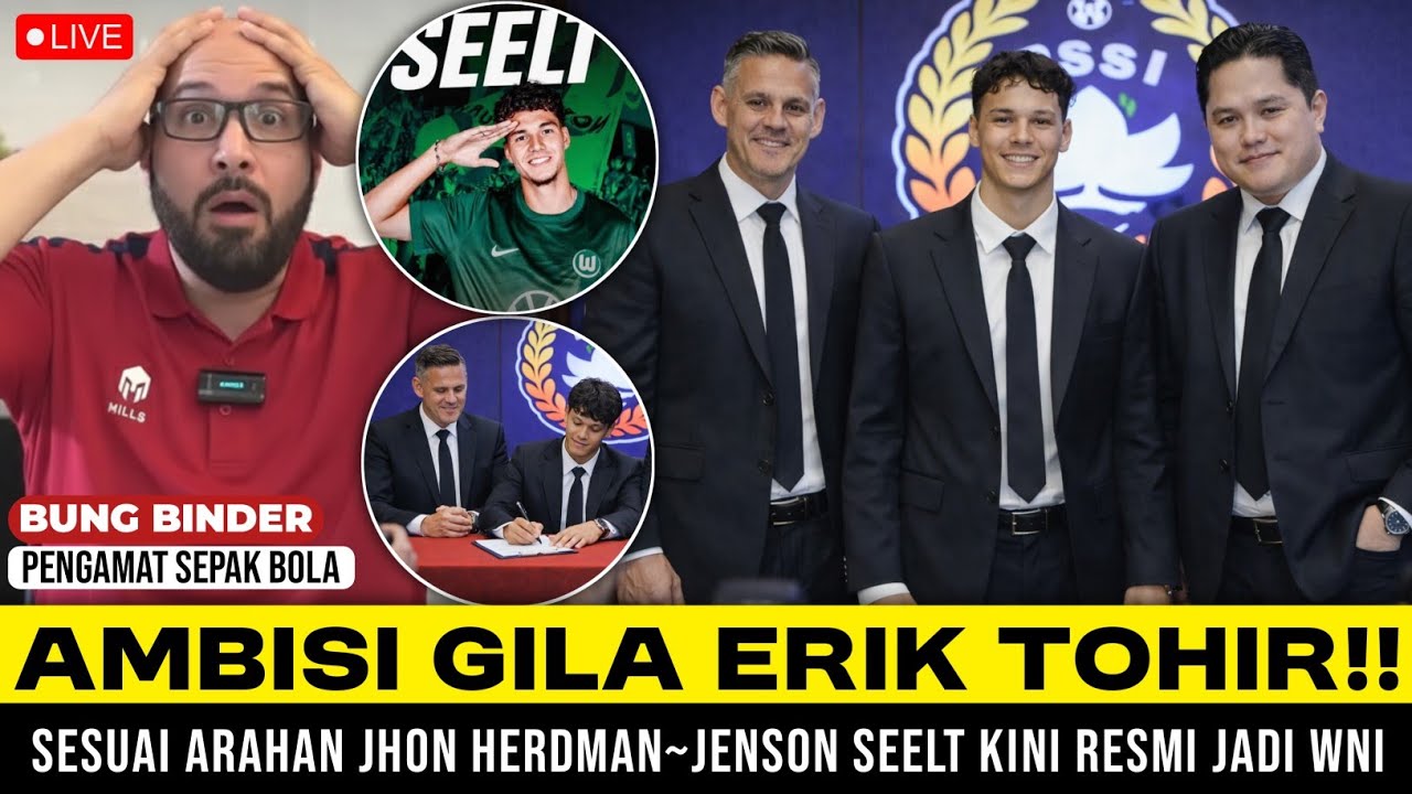 TEPAT TANGGAL 18 MARET ‼️JENSON SEELT RESMI🇮🇩 AMBISI GILA ERIK TOHIR FOR FIFA SERIES~TIMNAS LEVEL UP