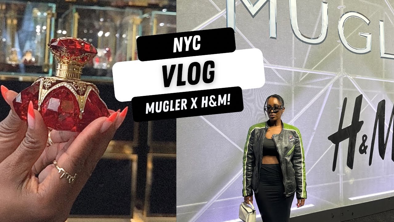 NYC VLOG | LUXURY FRAGRANCE TASTING AT AMAFFI & MUGLER X H&M SHOW | THE YUSUFS