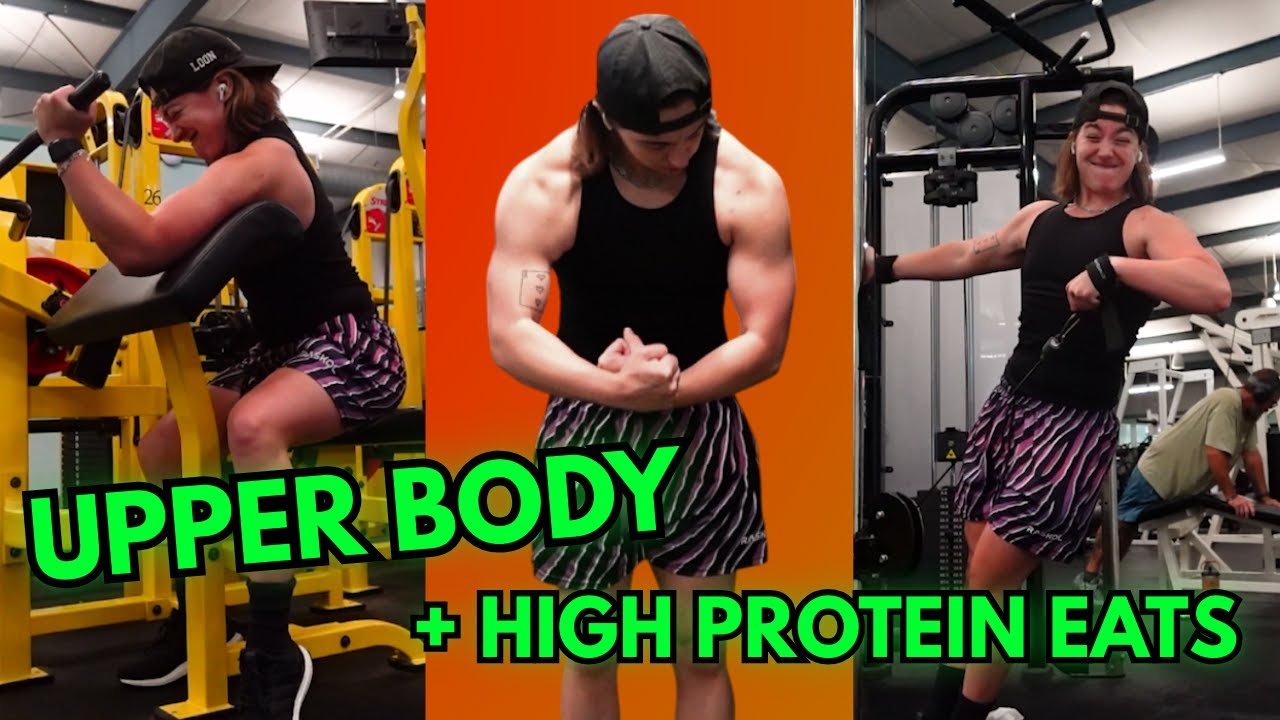 UPPER DAY + FULL DAY OF EATING TO LOSE FAT  | LOONYTUBE EP. 33