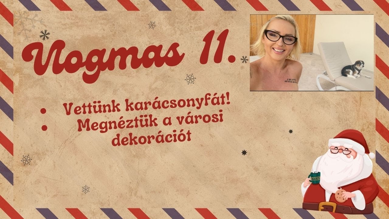 Vlogmas 11 | Karácsonyfa vadászat, séta a főtéren | Nagyváradi Nelli