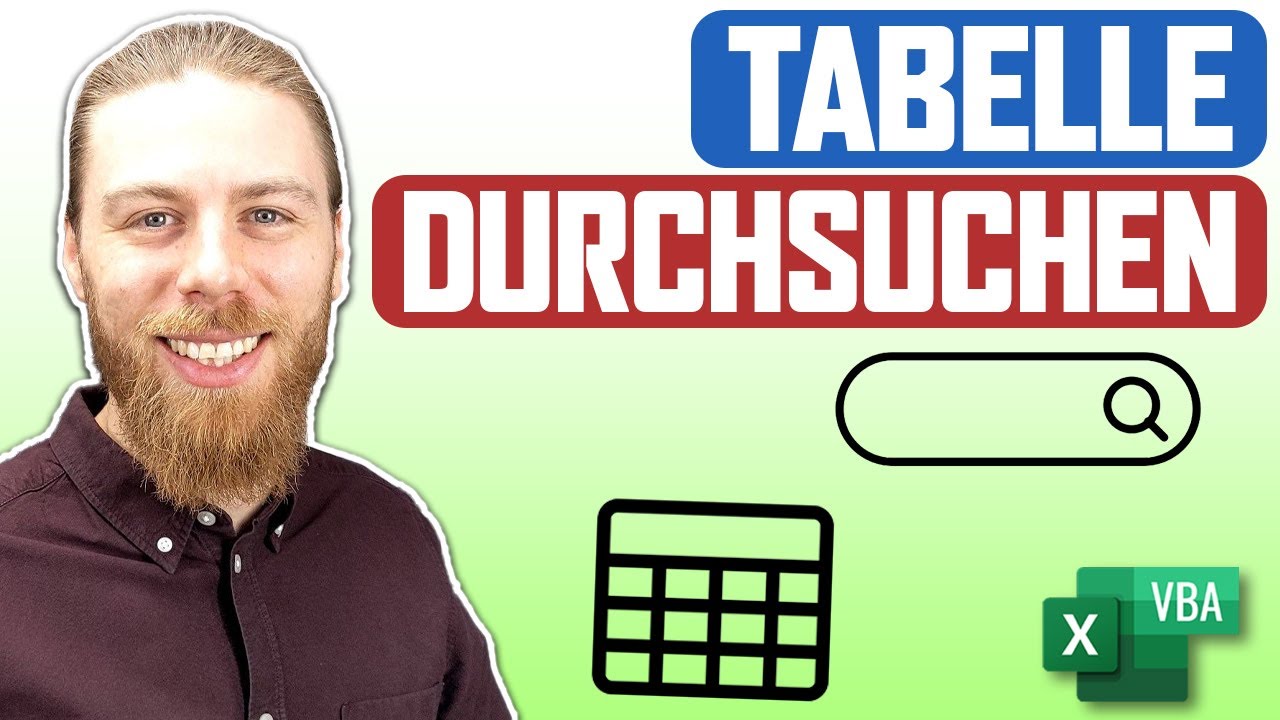 Tabelle durchsuchen und Wert ausgeben | Excel VBA