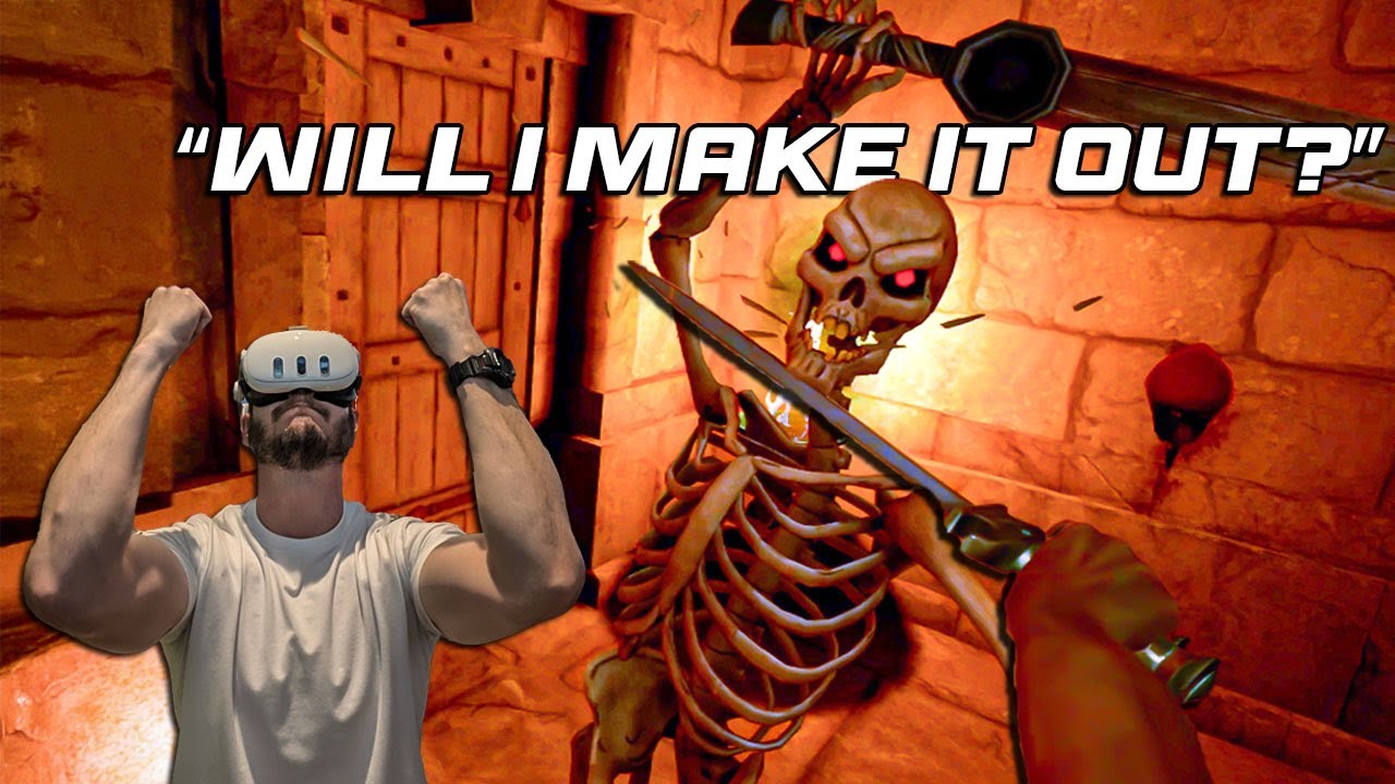 I Barely Made it Out ALIVE in This New Dungeon Extraction VR Game!