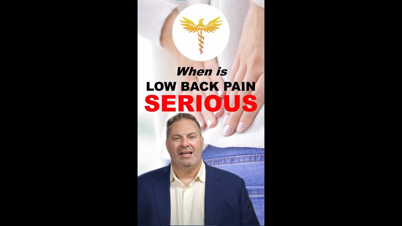 Neurosurgeon explains: When is low back pain SERIOUS... and you need to take action.