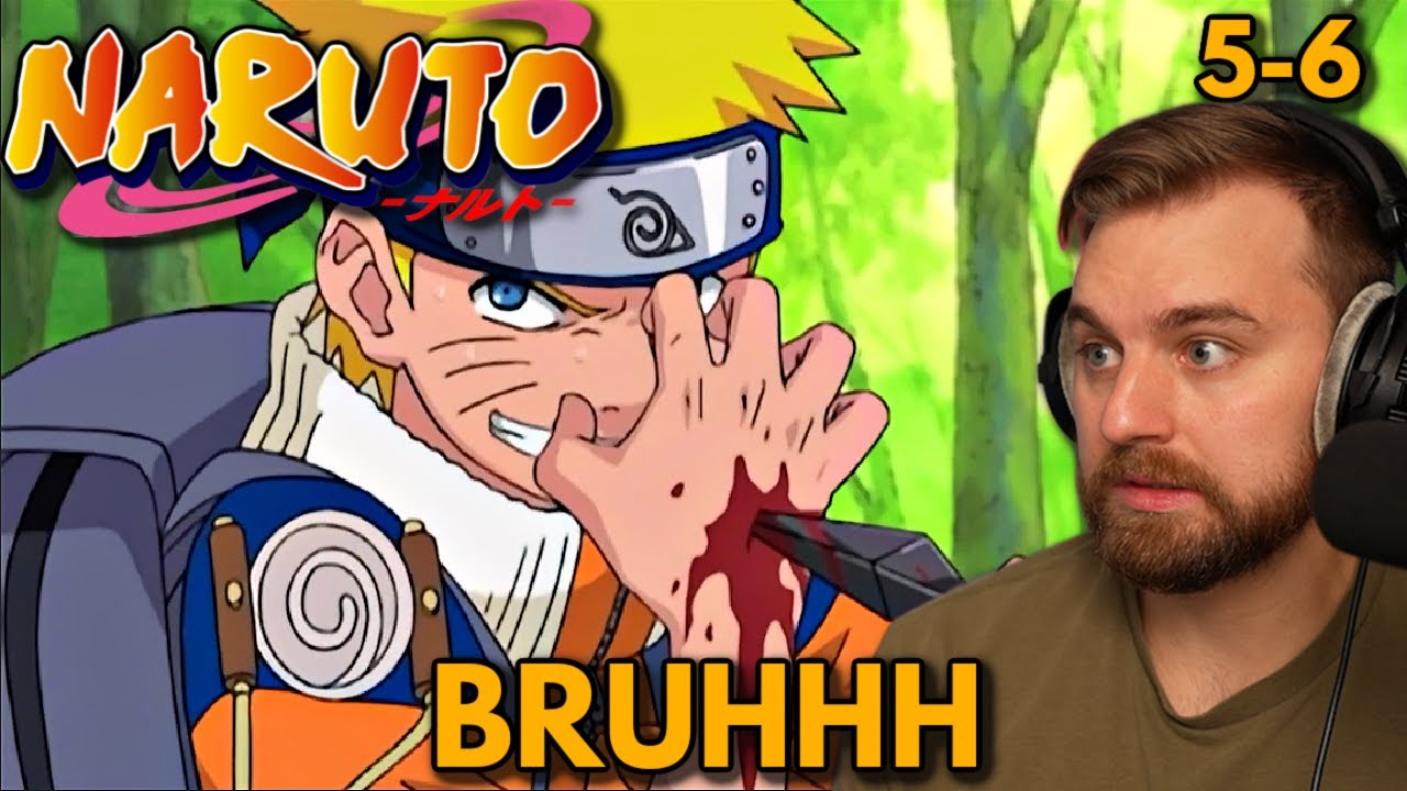 One Piece Fan Reacts to Naruto | Episodes 5 & 6