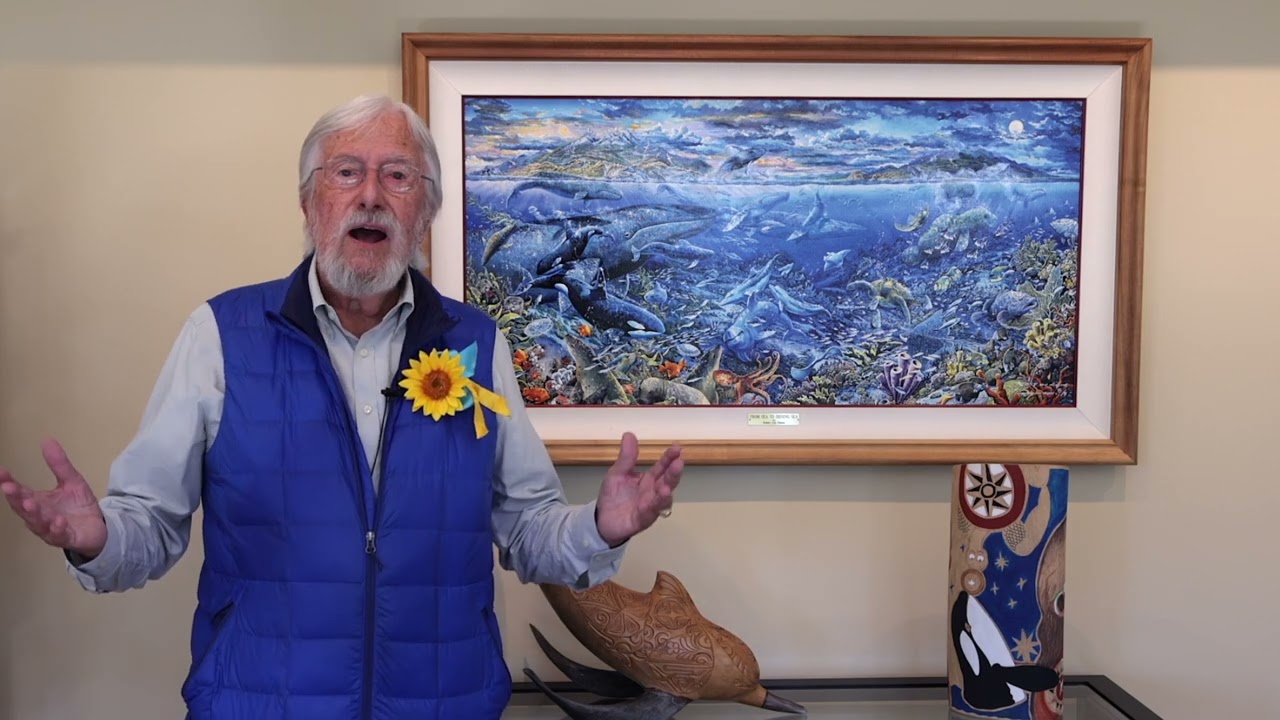 Jean-Michel Cousteau Friend and Art Collector of Robert Lyn Nelson