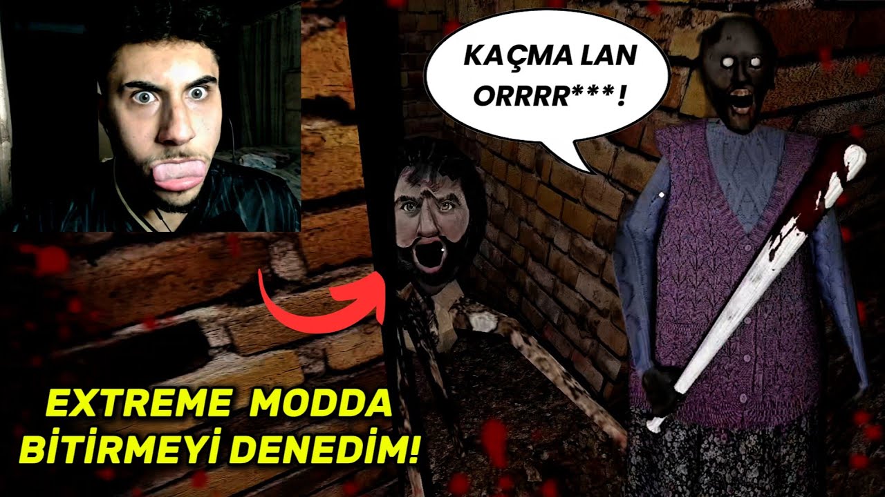 GRANNY T&Uuml;RK &Ccedil;IKTI LAN ! - GRANNY ARTIK T&Uuml;RK&Ccedil;E K&Uuml;F&Uuml;R EDİYOR !