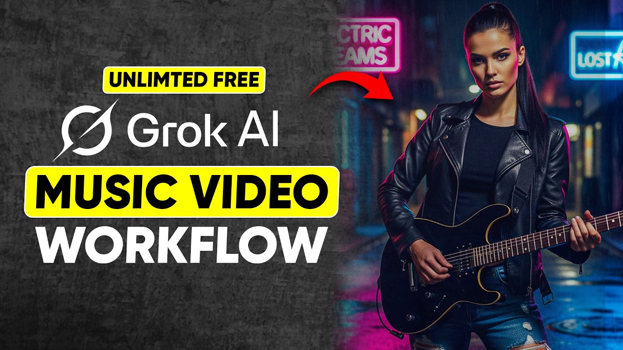 Grok AI + Suno AI: ЛУЧШИЙ комбо-генератор музыкального видео с искусственным интеллектом!