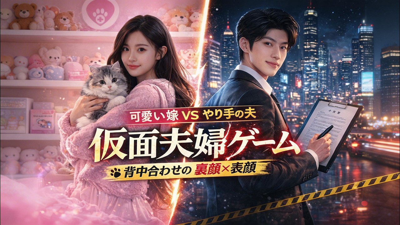 【📺全話】💞偽装夫婦の正体がヤバすぎる🔥 獣医×組織のボス？おもちゃ屋店長×冷酷社長？二重生活で激しい騙し合い！｜是萌妹也是丧彪｜日本語字幕｜#PureTV