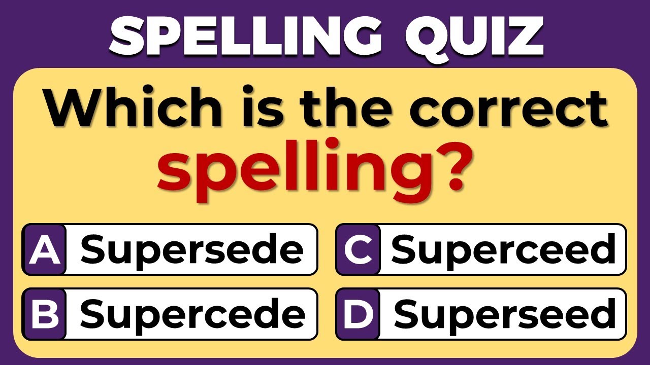 Spelling Quiz - CAN YOU SCORE 20/20? | Part #42