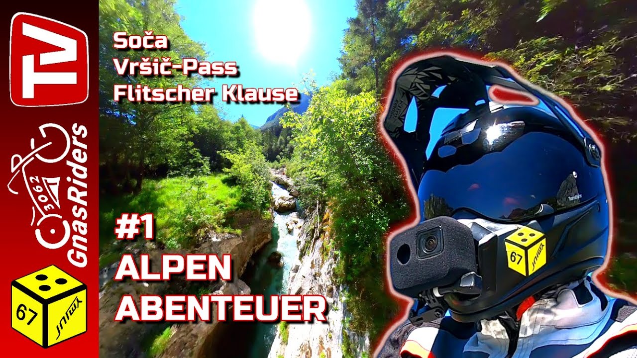 EP#1 ALPEN ABENTEUER Motorradreise Tipp Slowenien Vršič Pass Soča Tal Mangart Africa Twin KTM 890