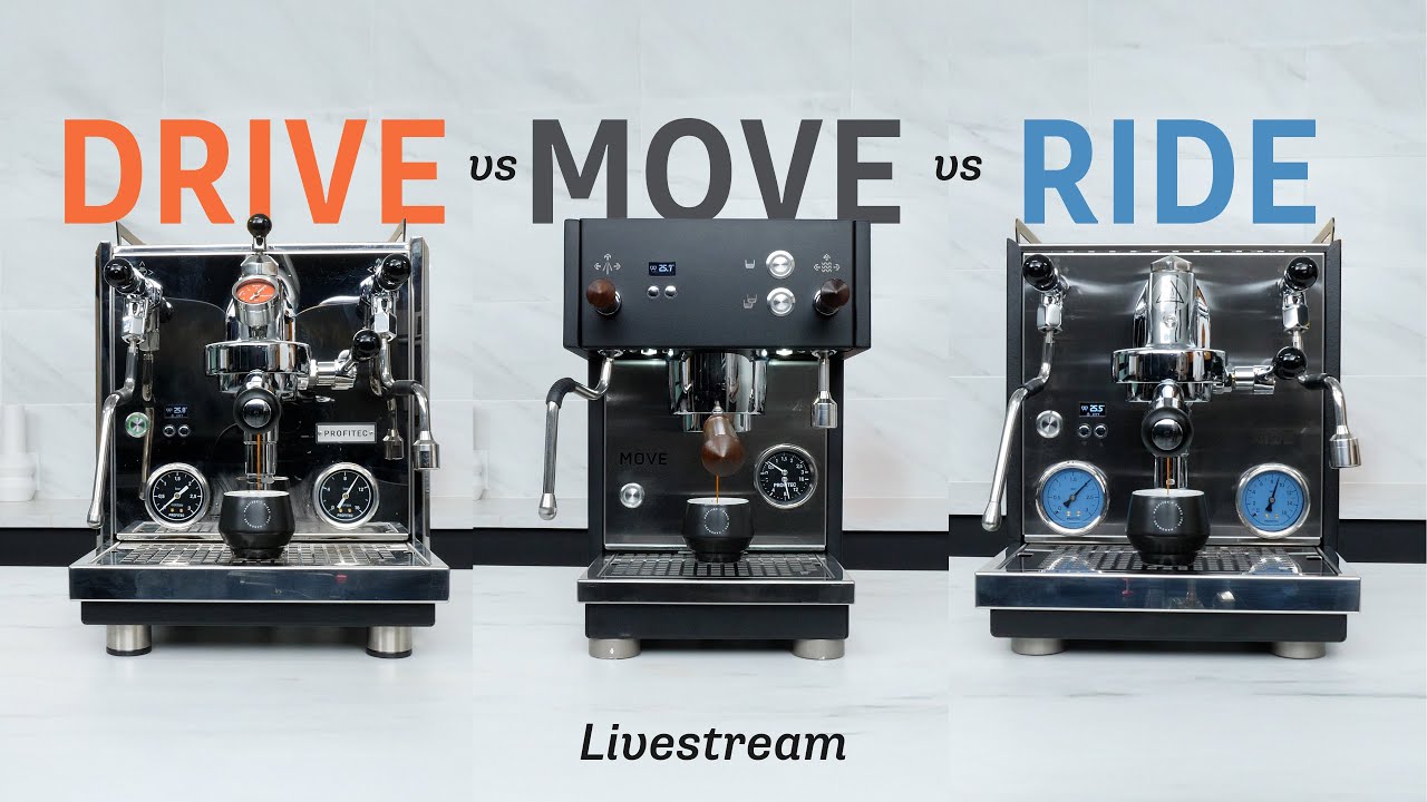 Profitec Dual Boilers - MOVE vs RIDE vs DRIVE