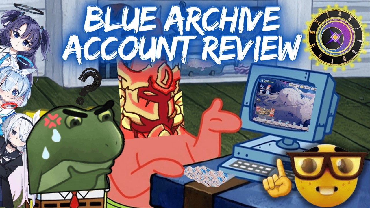 Blue Archive Account Reviewing | Feat. Leader of Stratónas