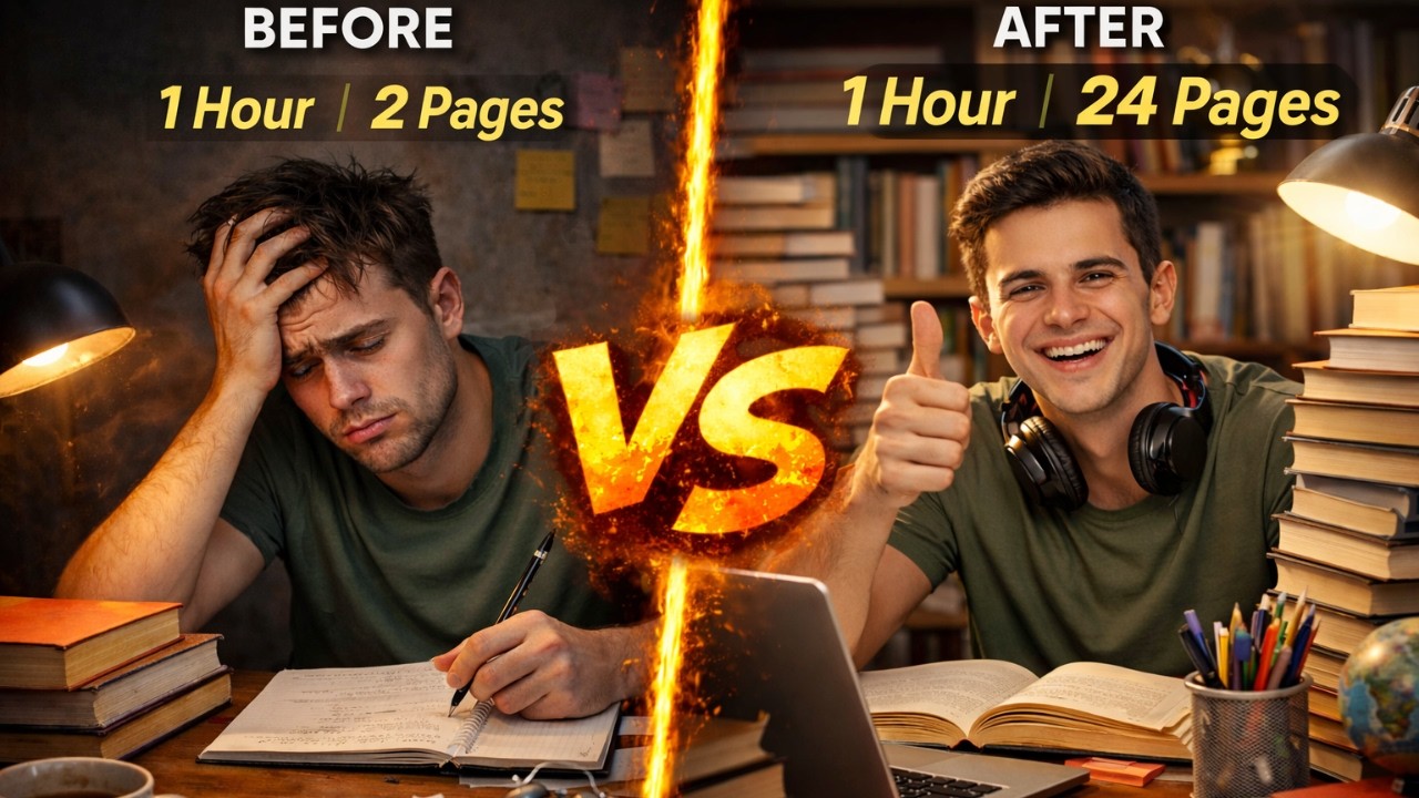 Study Smart, Not Hard! 5 Scientific Ways to Study Faster Without Forgetting 🔥